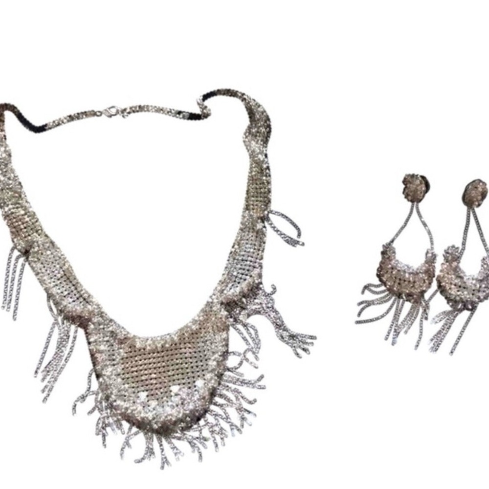 Authentic Swarovski Necklace and Earring Set Rare